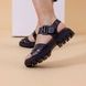 Remonte Flat Sandals - Black leather - D7950-00 ODEON